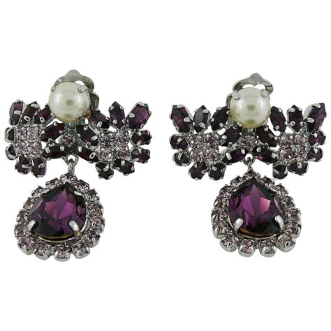 christian dior 1950s earrings for sale|farfetch christian dior jewelry.